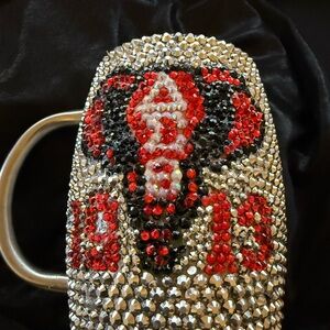 Rhinestone Elephant Mug
